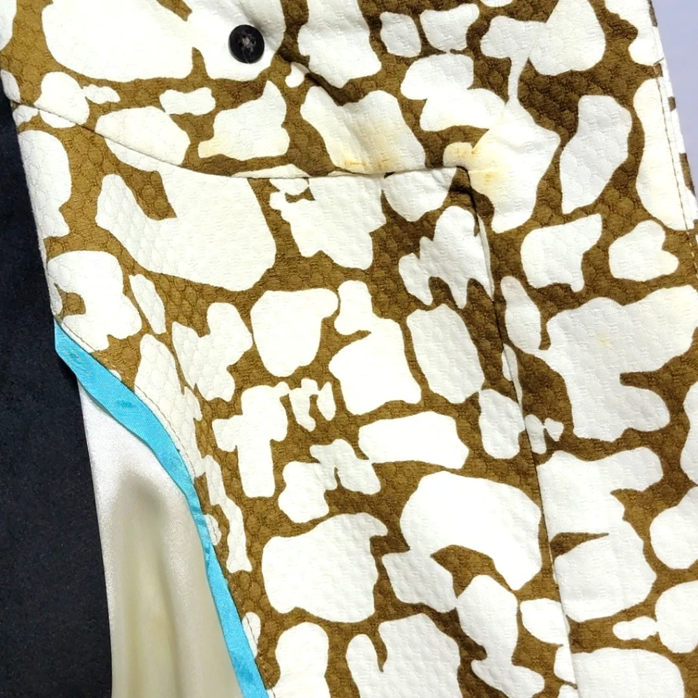 J. Crew Stylish Cream and Brown Women's Tailored Fit‎ Jacket SIZE 6. #744